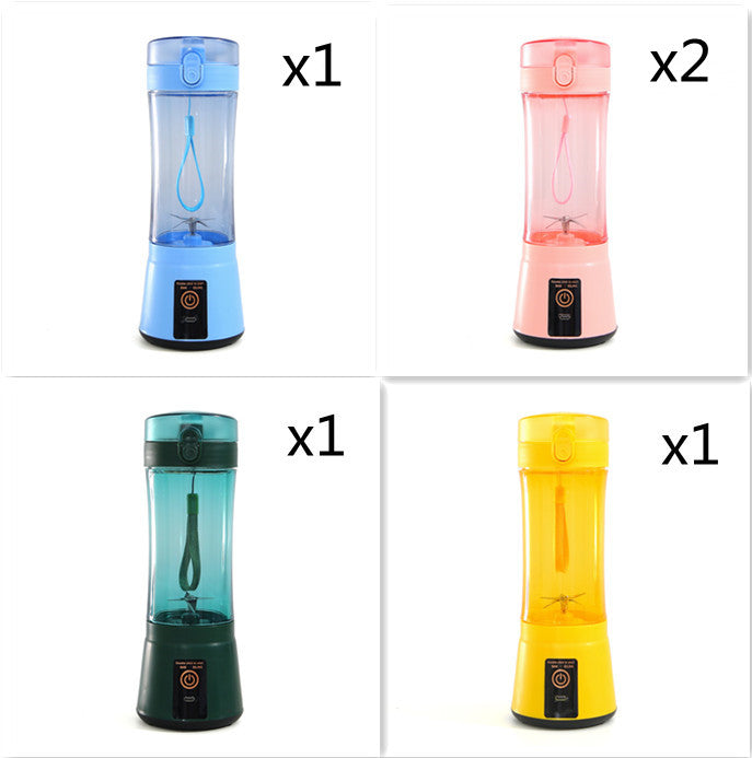 Portable Electric Fruit Juicer Wireless USB Rechargeable Mini Mixer Multifunction Summer Smoothie Blender Machine Kitchen Supplies THRU7