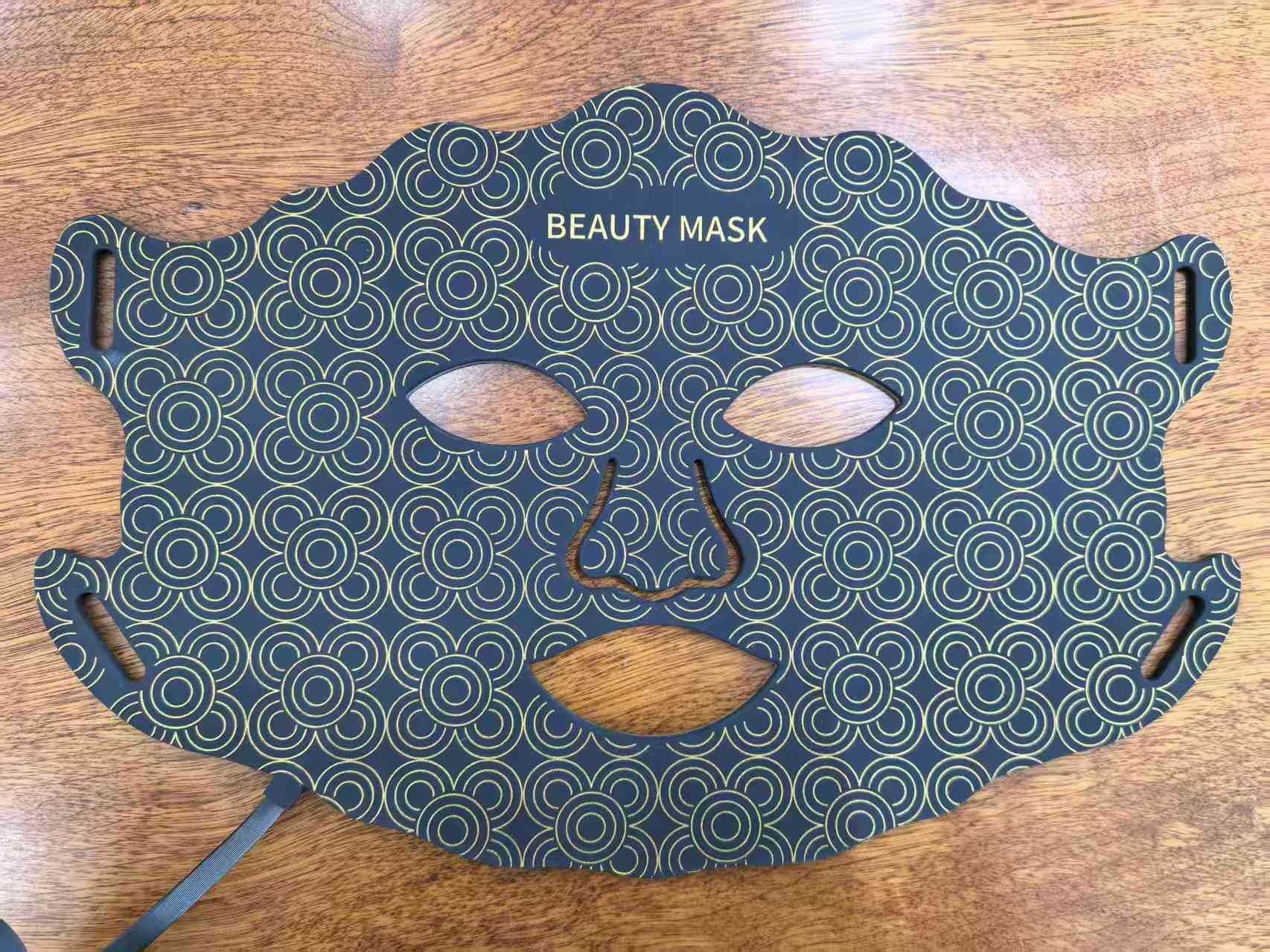 Red Light LED Facial Photon Rejuvenation Device With Silicone Beauty Mask THRU7