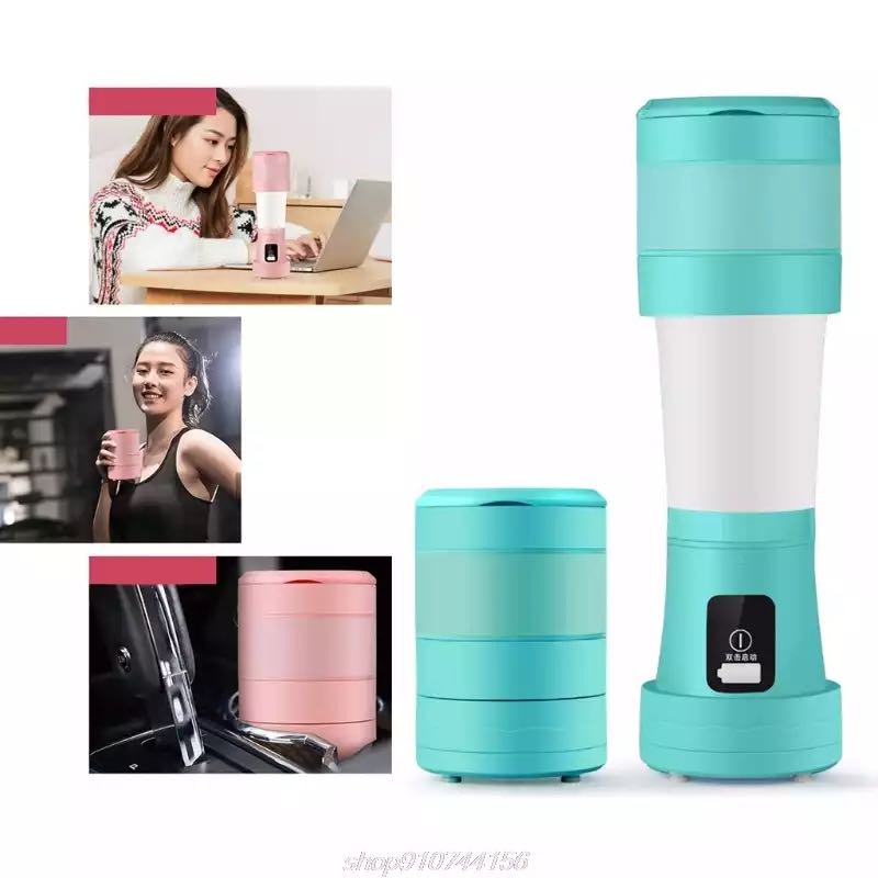 450ML Mini Portable Blender Mixer Cooking Appliances Food Processor Food Mixers Smoothie Blenders Cup Juicers Kitchen Appliance THRU7