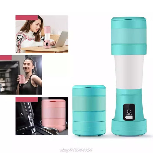 450ML Mini Portable Blender Mixer Cooking Appliances Food Processor Food Mixers Smoothie Blenders Cup Juicers Kitchen Appliance THRU7