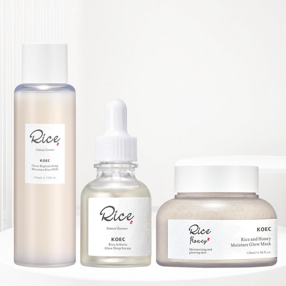 Honey Facial Skin Care Three-piece Moisturizing Care THRU7