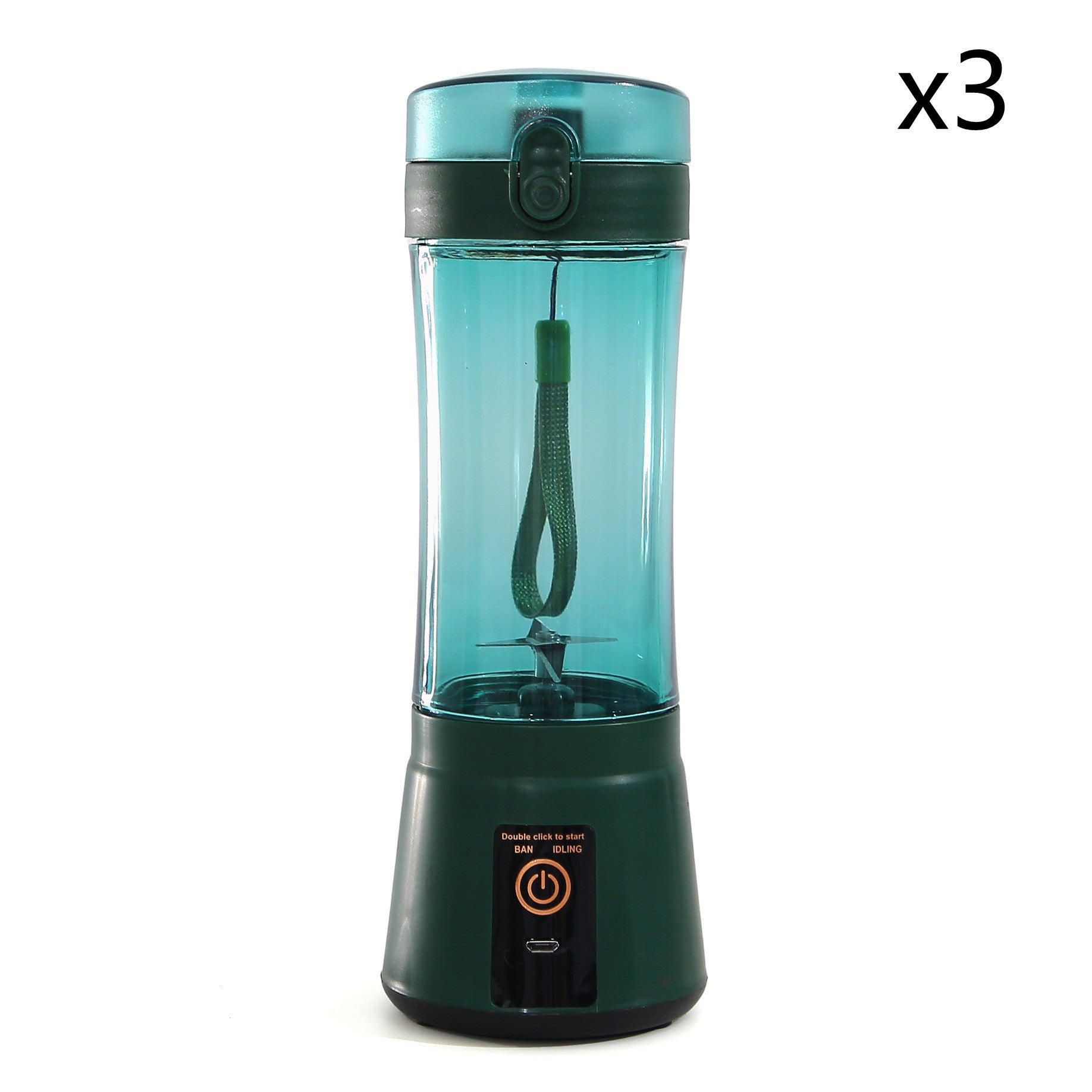Portable Electric Fruit Juicer Wireless USB Rechargeable Mini Mixer Multifunction Summer Smoothie Blender Machine Kitchen Supplies THRU7