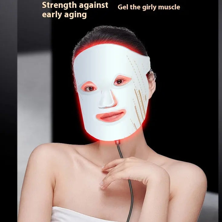 Silicone Mask Beauty Instrument Led Beauty Mask Photon Skin Rejuvenation THRU7